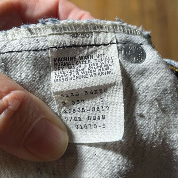 LEVIS VINTAGE ORANGE LABEL 80/90 - Picture 7 of 7